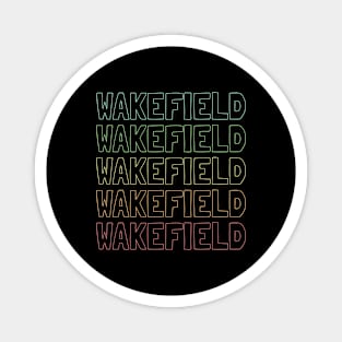 Wakefield Name Pattern Magnet